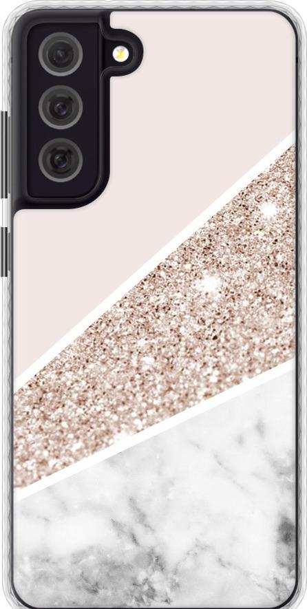 Чехол на Samsung Galaxy S21 FE Пастельный мрамор (4342pc-2302-42517)