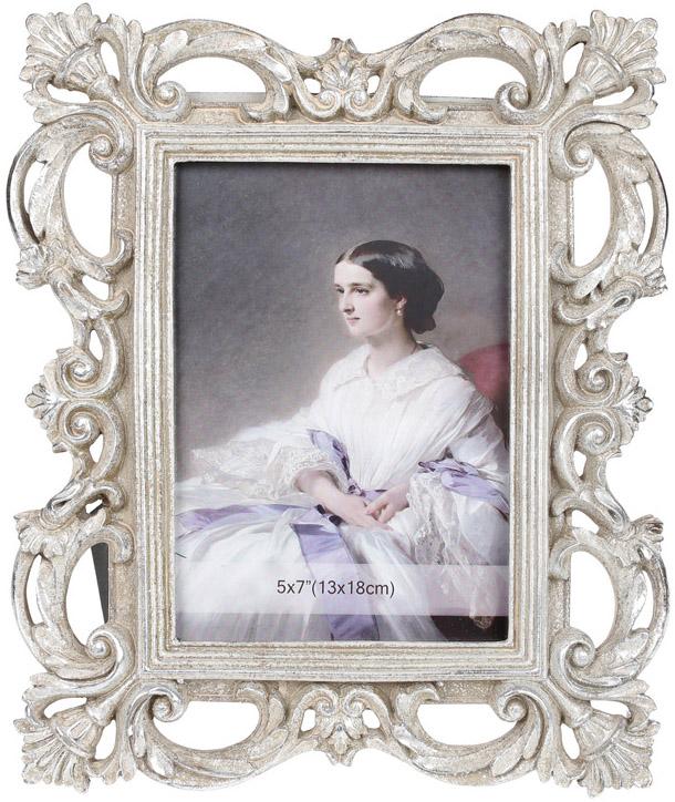 Фоторамка Shabby Chic Antique Silver 12х17 см полистоун (BD-440-183)