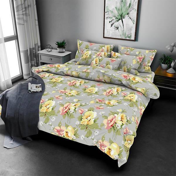 Комплект постільної білизни Vital Textile Голд Люкс бязь двоспальний 180х220 см (BL2-631)