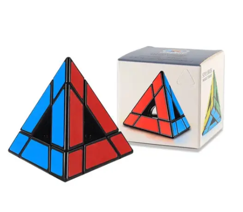Кубик пірамідка дзеркальний ShengShou Mirror Pyraminx Різнокольоровий