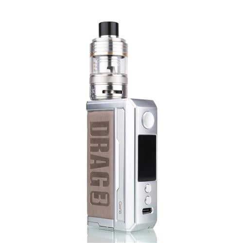 Електронна сигарета Voopoo Drag 3 177W з TPP-X Tank Kit Silver Treasure Lime (10232)