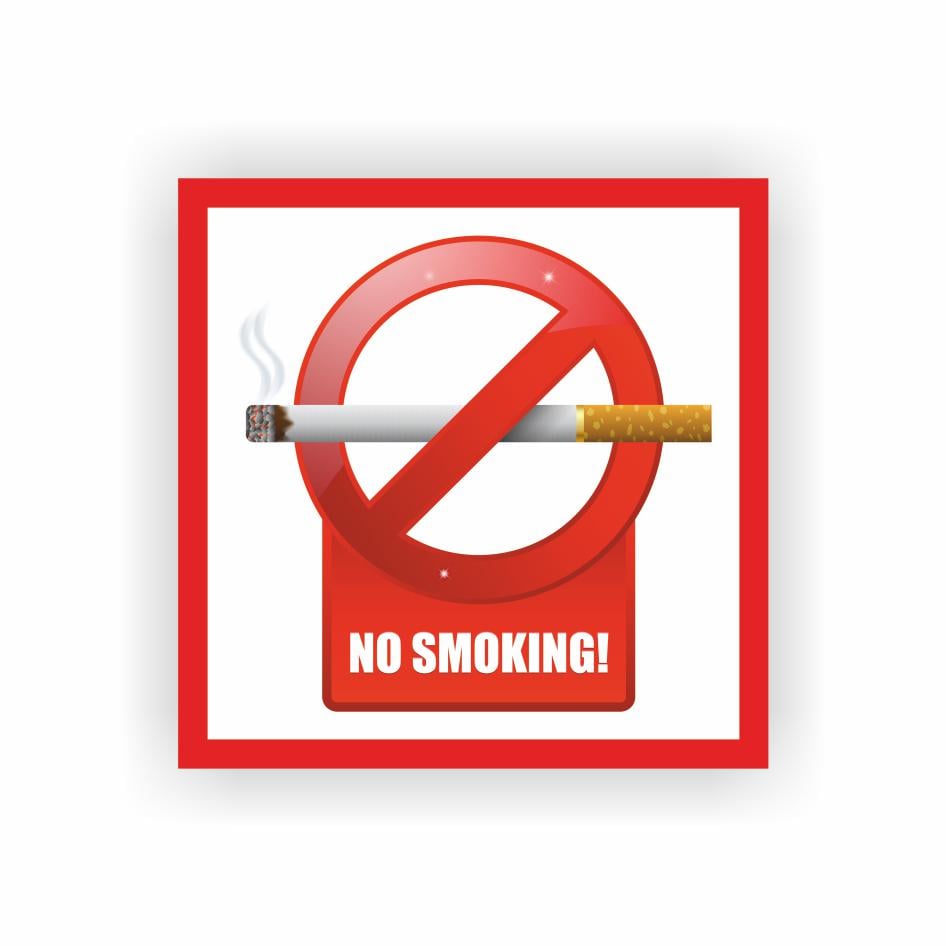Табличка Vivay No smoking 20x20 см (25211587)