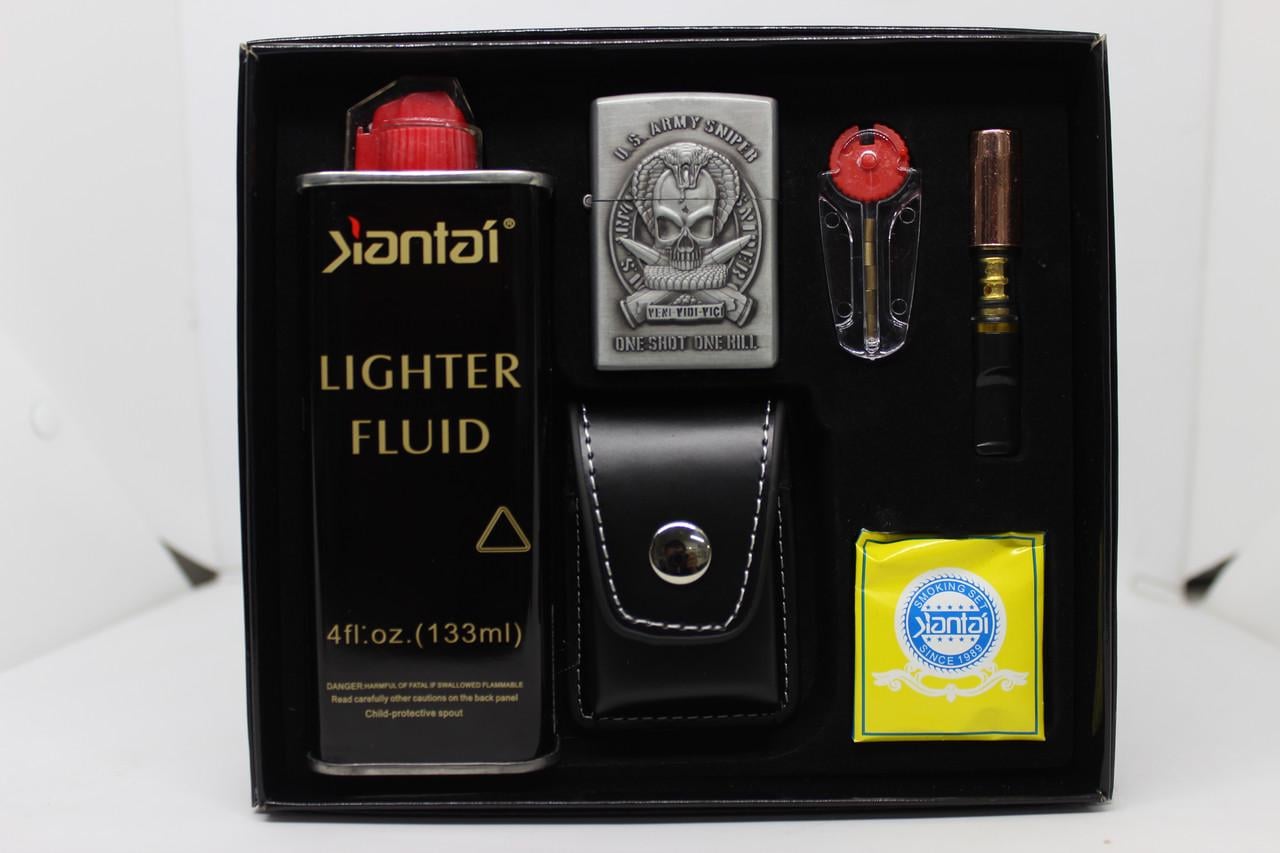 Подарочный набор ZIPPO с бензиновой зажигалкой Skull №2-139/20-7 017 (2729770106) Подарочный набор ZIPPO с бензиновой зажигалкой Skull №2-139/20-7 017 (2729770106)