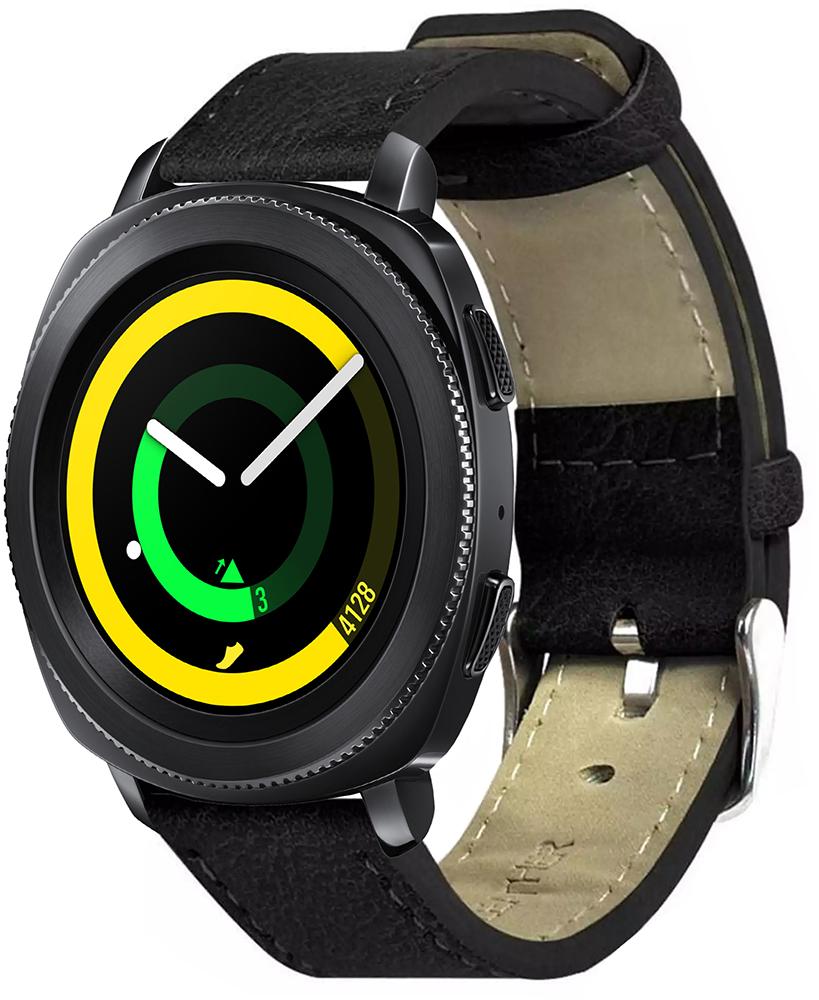 Ремешок кожаный Classico Retro для Samsung Gear Sport (20609)
