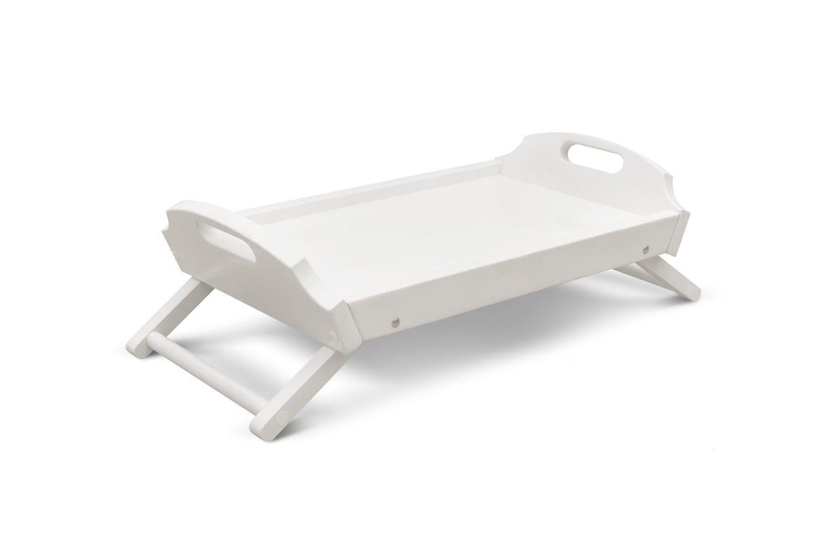 Столик-таця для сніданку Спліт Мікс Меблі Дерево/Білий