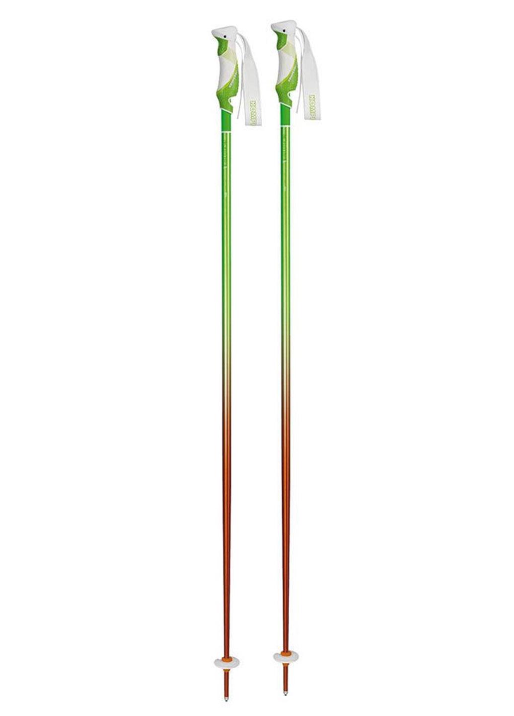 Палки горнолыжные KOMPERDELL Rebellution 2 Ski Poles 120 см 18 мм Green/Orange (1329201-48-120)