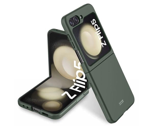 Чехол-накладка Omeve Shockproof Military для Samsung Galaxy Flip5 Зелёный