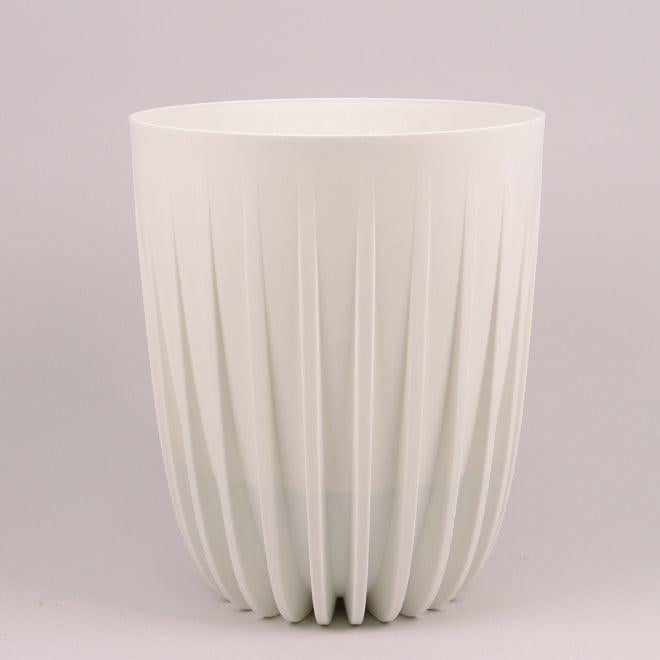 Горшок пластмассовый Flora MIRA ECO RECYCLED 79501 14,5 см Белый (DR015111)