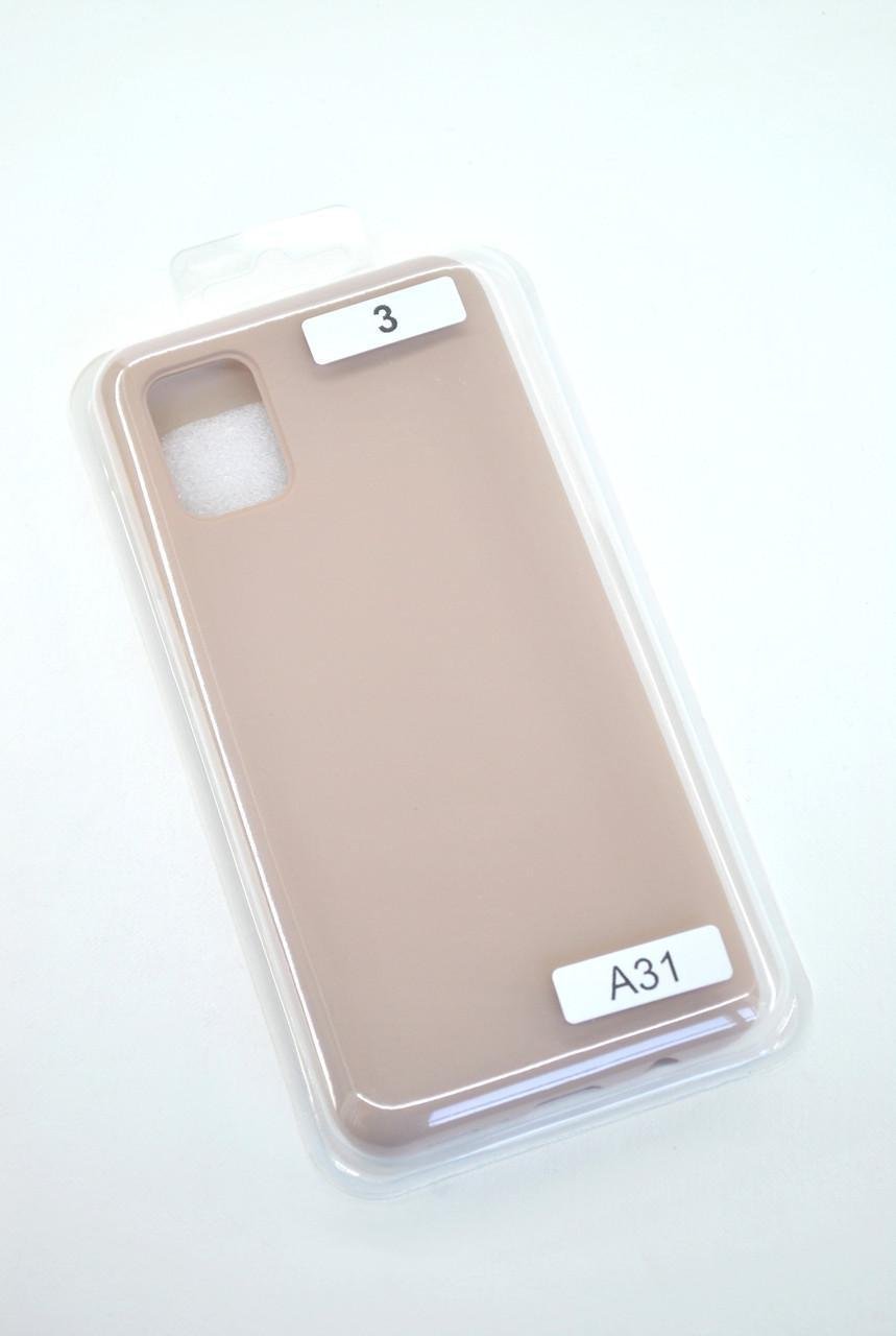 Чехол для телефона Samsung A31/A315 Silicone FULL №3 Pink sand (4you)