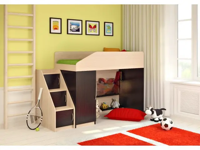 Кровать чердак Design Service DS-11-5 Легенда 11 ЛДСП 1800x800 мм (DS-11..5)