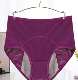 Трусы слипы для месячных и при недержании с максимально высокой посадкой 7XL Фиолетовый