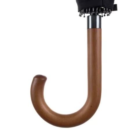 Зонт 24 ребра d 145 см в чехле Черный - фото 6