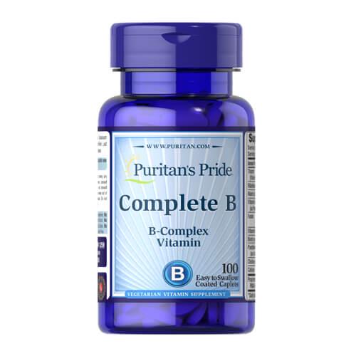 Комплекс витаминов группы B Puritan's Pride Complete B 100 табл. (01250) Комплекс витаминов группы B Puritan's Pride Complete B 100 табл. (01250)