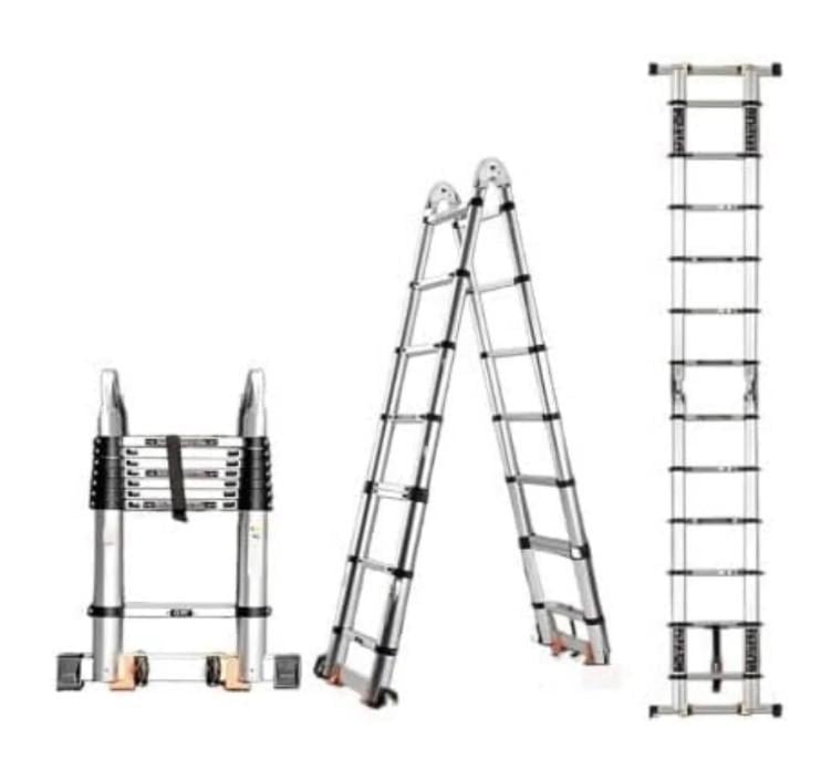 Лестница алюминиевая трансформер телескопическая 4,4м(2104618749) - фото 7 Лестница алюминиевая трансформер телескопическая 4,4м(2104618749) - фото 7