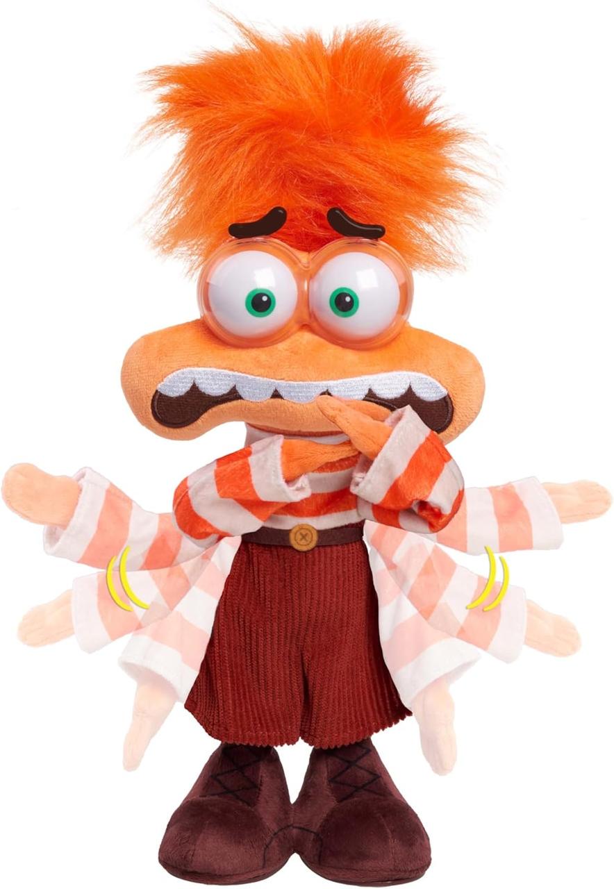 Интерактивная мягкая кукла Inside Out 2 Shaking With Anxiety Just Play Головоломка 2 Тревожность (45514)