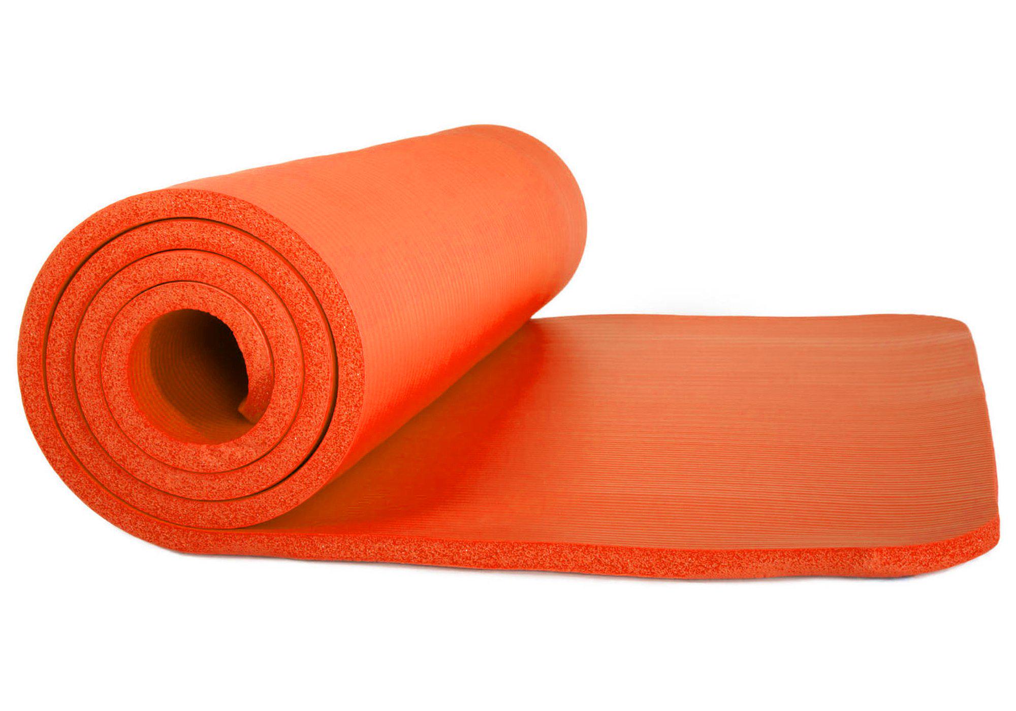Килимок для йоги EasyFit NBR HIGH-Density 10 мм Помаранчевий - фото 2 Килимок для йоги EasyFit NBR HIGH-Density 10 мм Помаранчевий - фото 2