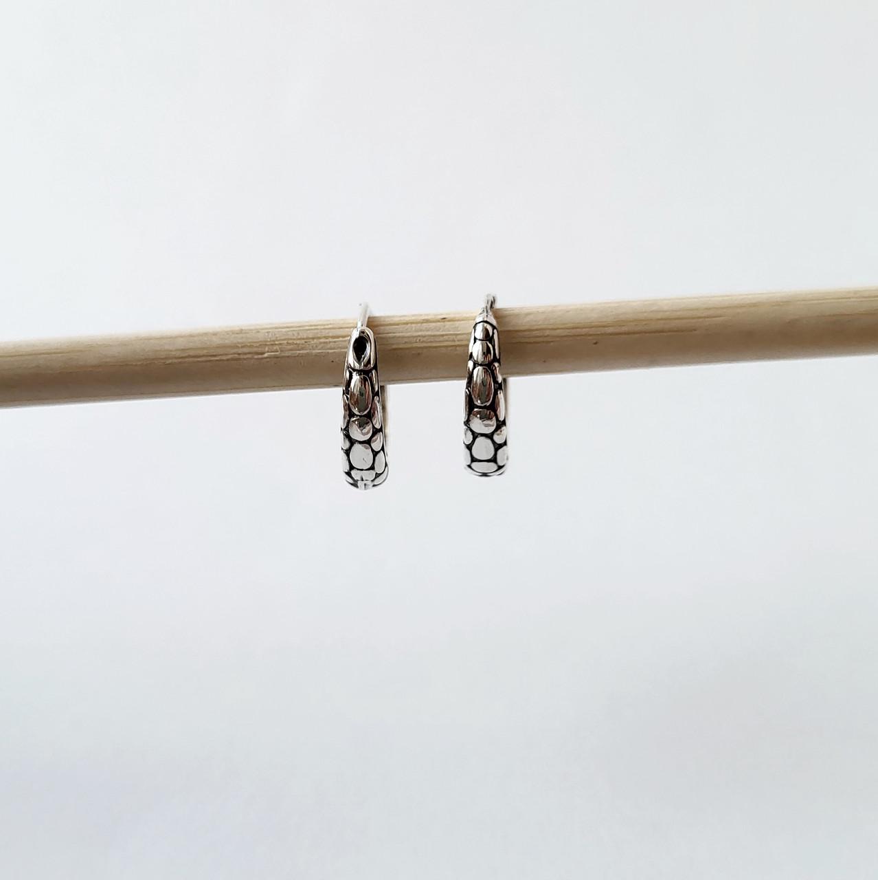 Серебряные серьги пара без камней 925 проба 2,00 г (5523г)