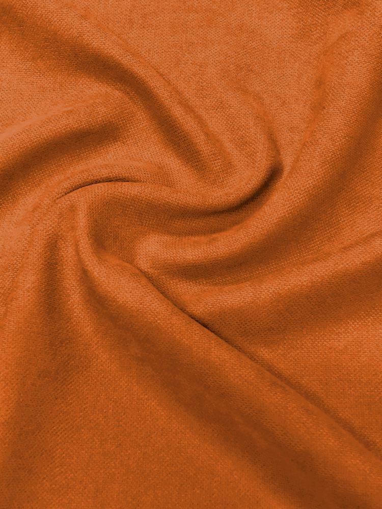 Ткань однотонная для штор Fonluk микровелюр Оранжевый (Fonluk/11) - фото 3 Ткань однотонная для штор Fonluk микровелюр Оранжевый (Fonluk/11) - фото 3