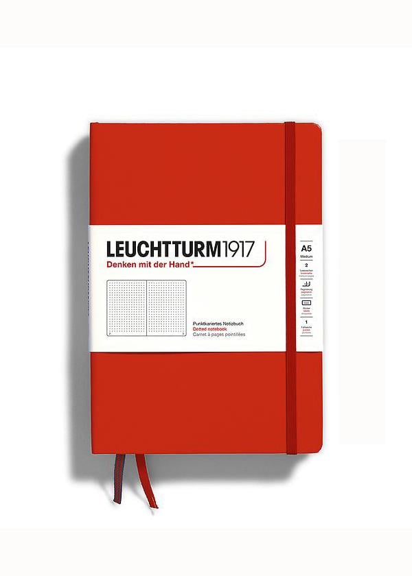 Блокнот Leuchtturm1917 середній крапка Fox Red (367251) - фото 1