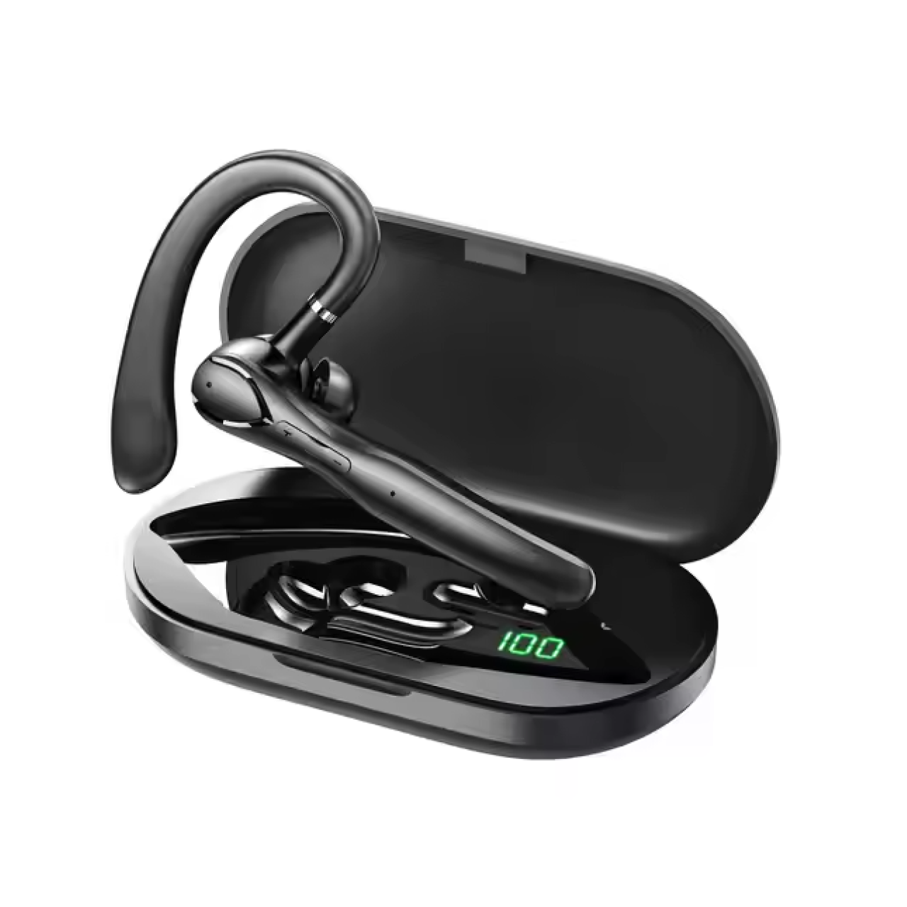 Гарнітура Bluetooth з шумозаглушенням та кейсом Чорний (1750260102805)