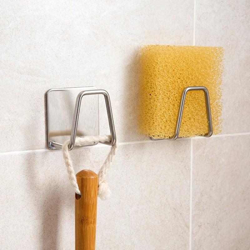 Держатель подставка для кухонных губок и кухонных принадлежностей из нержавеющей стали - фото 7 Держатель подставка для кухонных губок и кухонных принадлежностей из нержавеющей стали - фото 7
