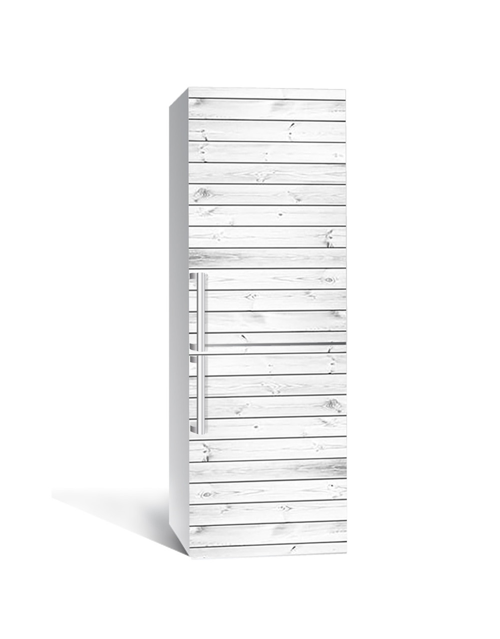 Наклейка 3D на холодильник Zatarga Белый паркан 650х2000 мм (1323455688) Наклейка 3D на холодильник Zatarga Белый паркан 650х2000 мм (1323455688)