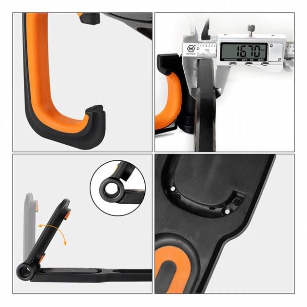 Крепление для велосипеда на стену до 25 кг Черный - фото 6 Крепление для велосипеда на стену до 25 кг Черный - фото 6