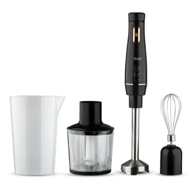 Блендер занурювальний RAF R.331B з насадками (11819900)