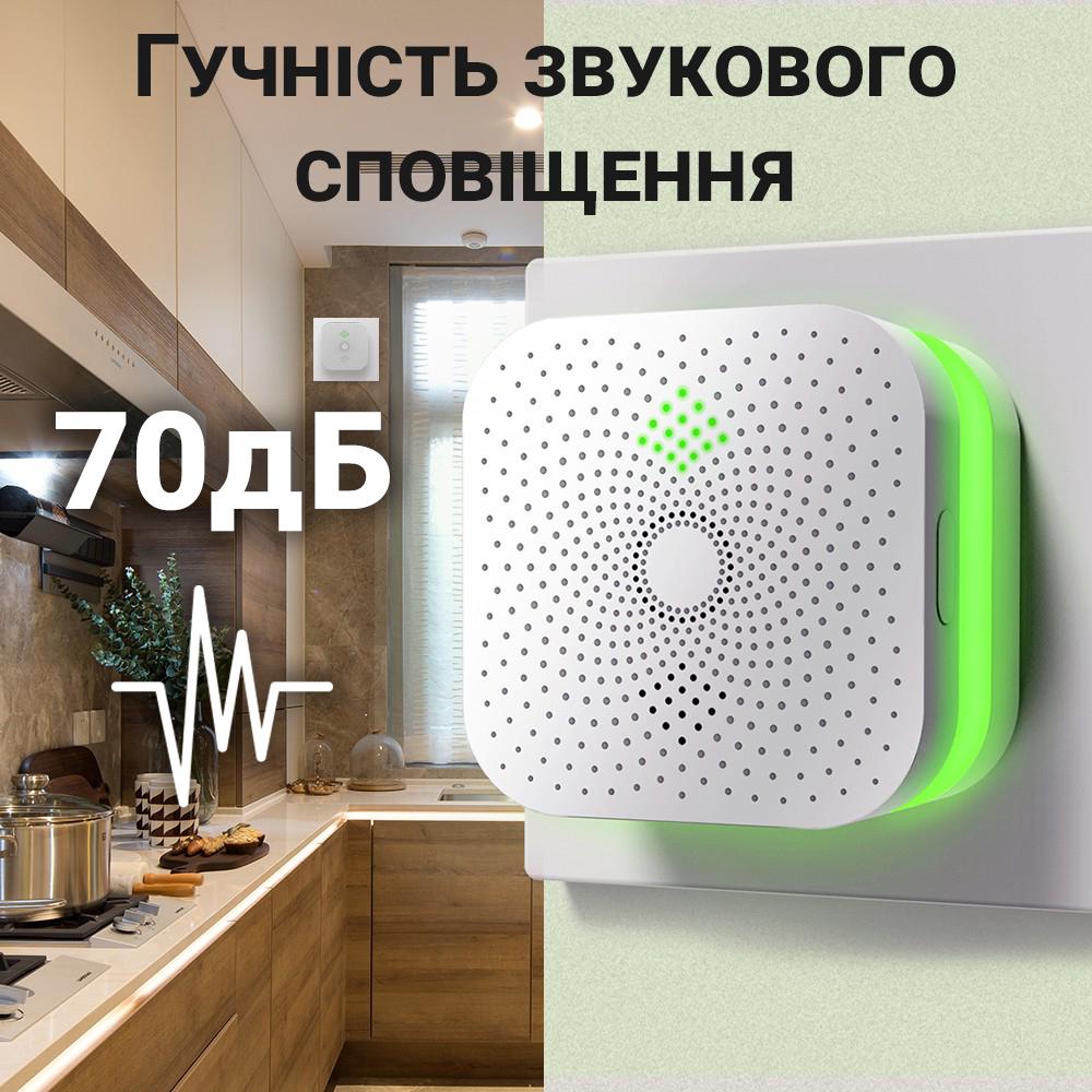 Сигналізатор природного газу Hanwei Airradio I1 датчик витоку метану на кухню - фото 7