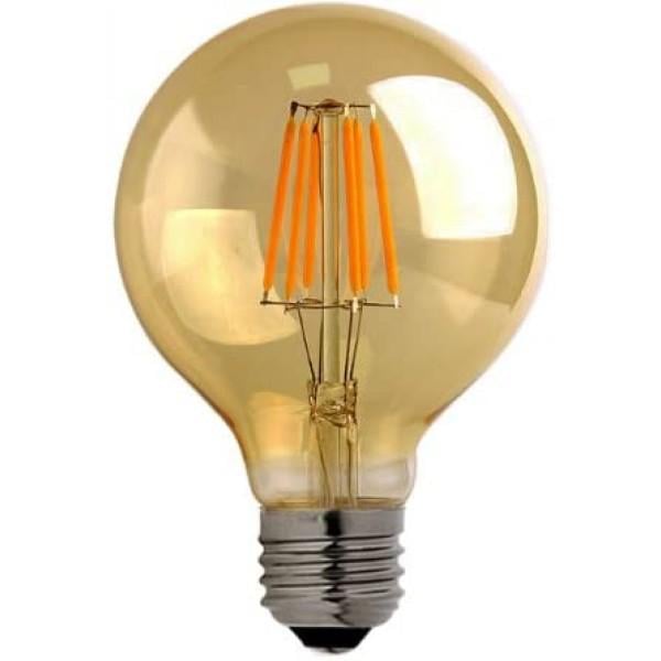 Светодиодная филаментная лампа Bulbright 6W 2700К G80 E27 (1881)