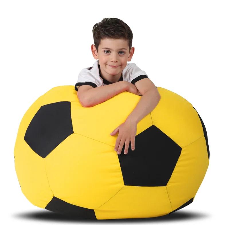 Крісло мішок 70х70 см Жовтий з чорним (31230-Нов) - фото 2 Крісло мішок 70х70 см Жовтий з чорним (31230-Нов) - фото 2