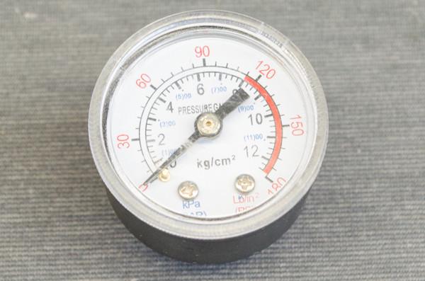 Манометр малий пластмасовий для компресора G1/8 (1568)