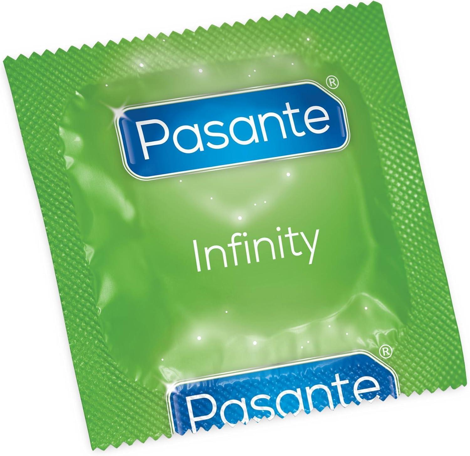 Презервативи з пролонгацією Pasante Delay Infinity латексні 12 шт. (1160-1)