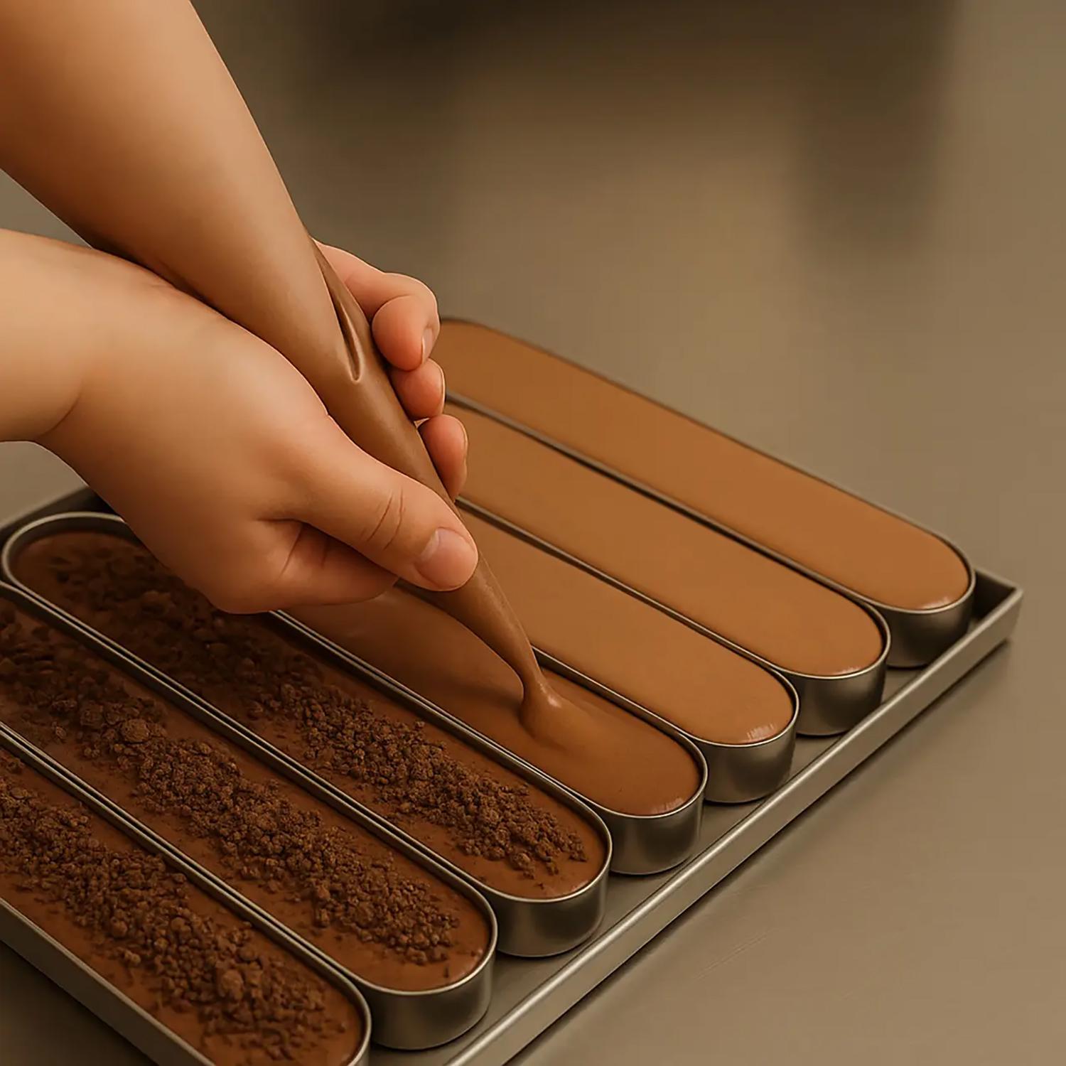 Набір формочок для еклерів/тістечок та тарталеток 4 шт. 20х4х2,5 см - фото 3 Набір формочок для еклерів/тістечок та тарталеток 4 шт. 20х4х2,5 см - фото 3