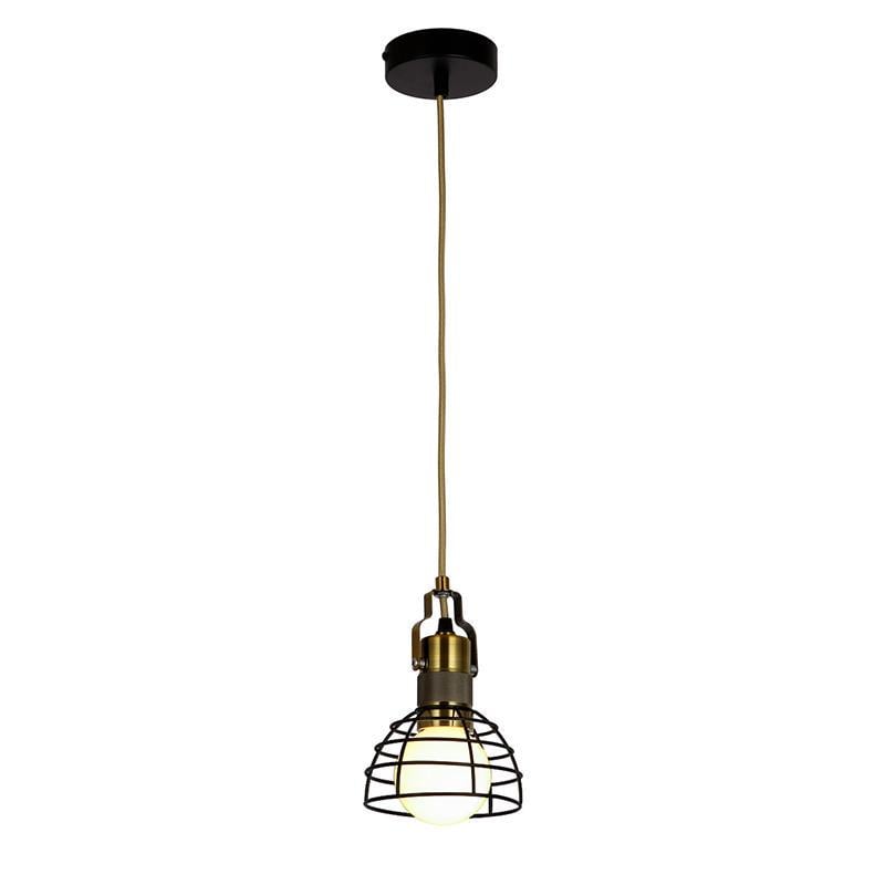 Люстра подвесная Light House LS-17133-1 Черный/Бронзовый (16454)