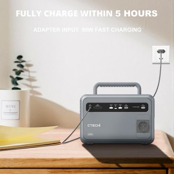 Зарядная станция CTECHi PPS-GT600 600W/384Wh (GT600) - фото 4 Зарядная станция CTECHi PPS-GT600 600W/384Wh (GT600) - фото 4