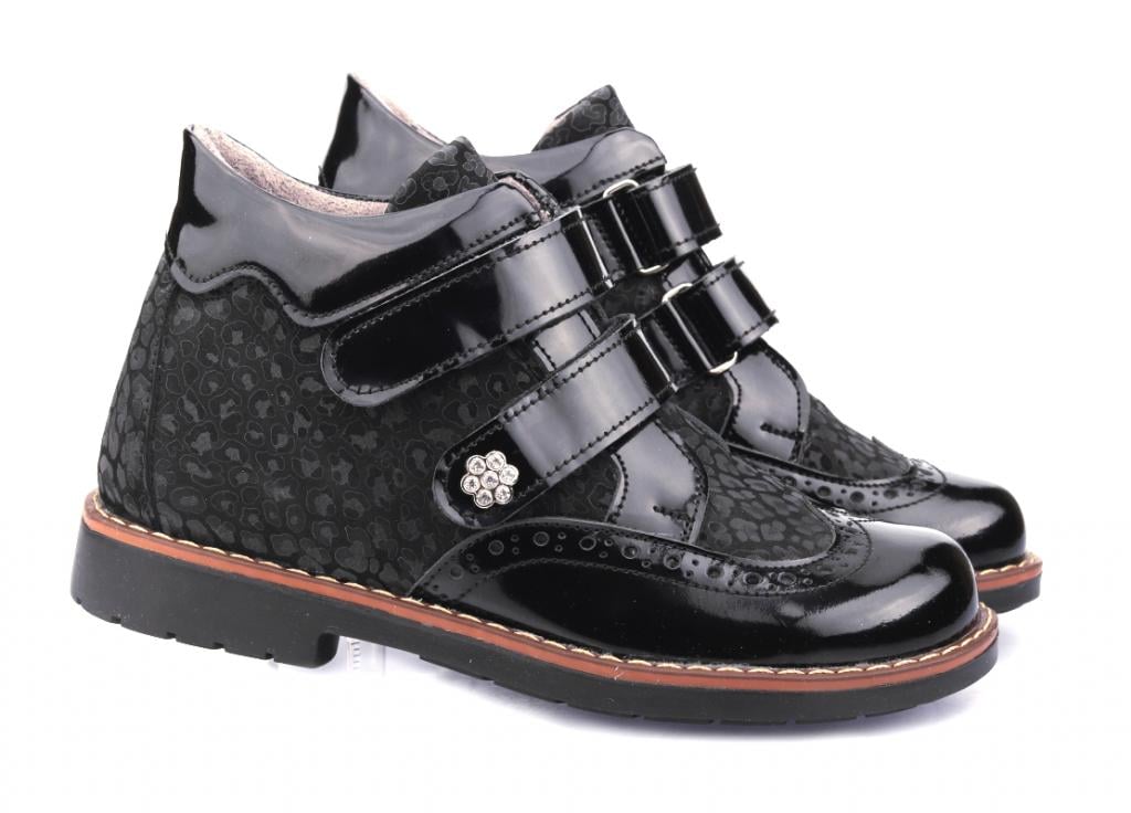 Черевики осінні Topitop для дівчаток 4304-1 р. 33 Чорний