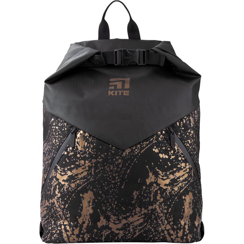 Рюкзак для города KITE City 42x34x22 см 16-25 л Черный (K20-920L-1)