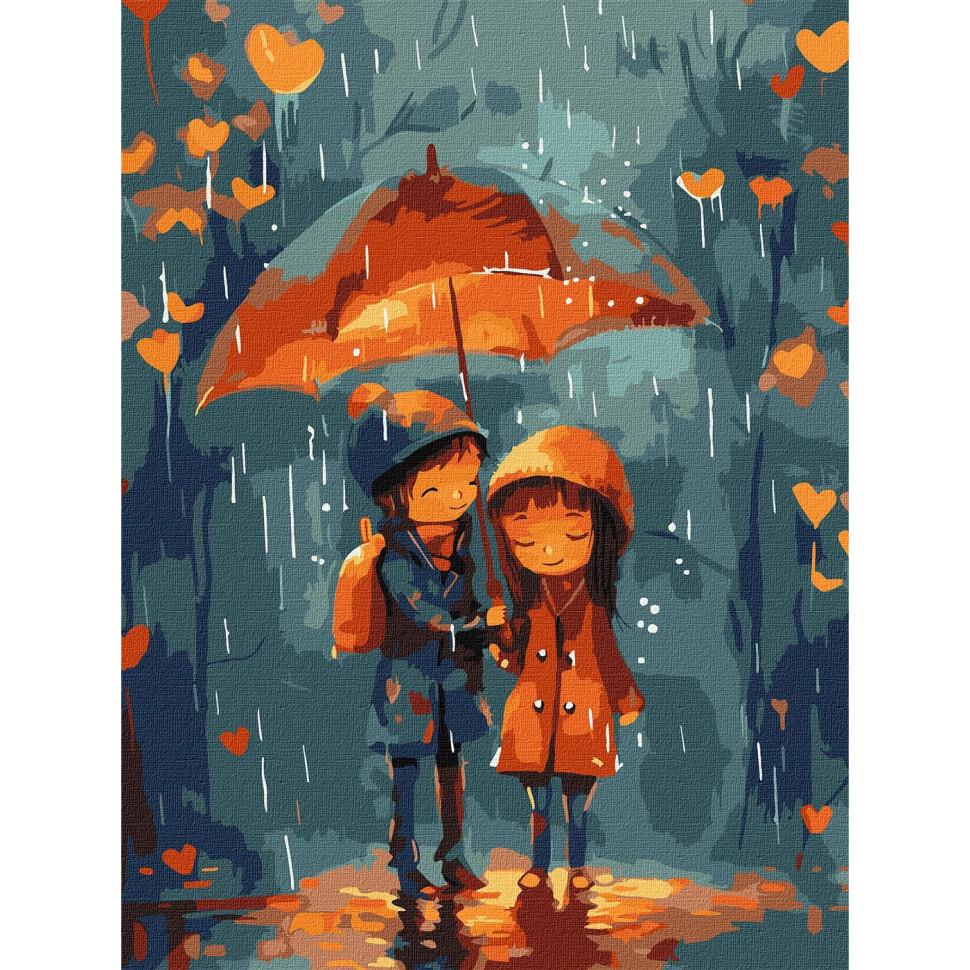 Картина за номерами Ideyka Під парасолькою KHO8472 30x40 см (RLT46717)