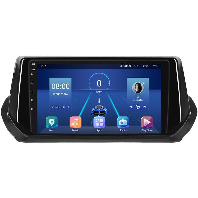 Автомагнитола штатная Lesko для Peugeot 2008 2019- 9" 2/32Gb 4G/W-F/GPS