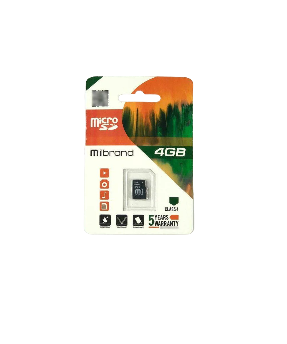 Карта пам'яті Mibrand microSDHC 4 Гб (MICDC4/4GB)