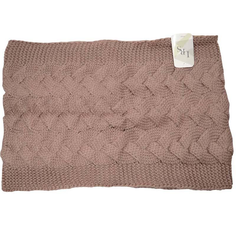 Хомут женский Lirus ОлимпХомут теплый широкий 63х42 см Темная пудра