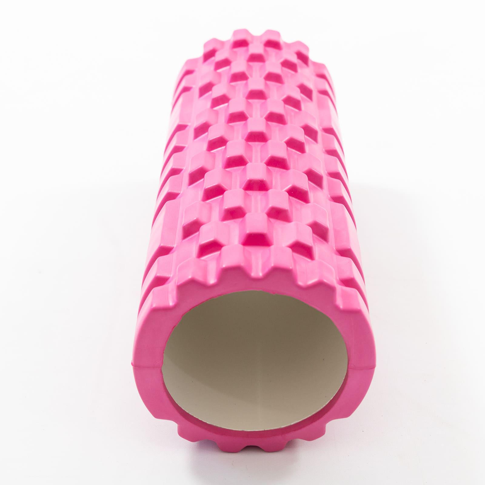 Ролик массажный OSPORT 33х14 см Розовый (MS 0857) - фото 5