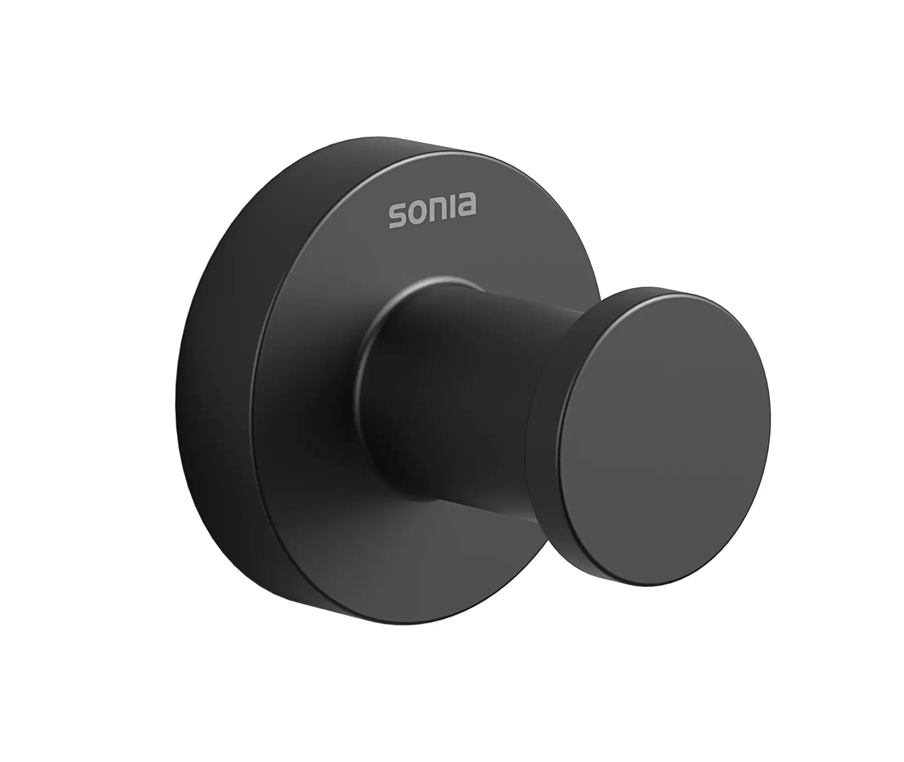 Крючок Sonia Astral Black латунь 50х50х47 мм Черный матовый (185160)