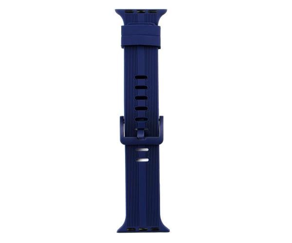 Ремінець Silicone Shine для Apple Watch 38/40/41 мм Midnight Blue
