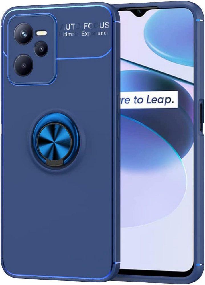 Чехол с кольцом Realme C35 Autofocus Blue (29946-28) Чехол с кольцом Realme C35 Autofocus Blue (29946-28)