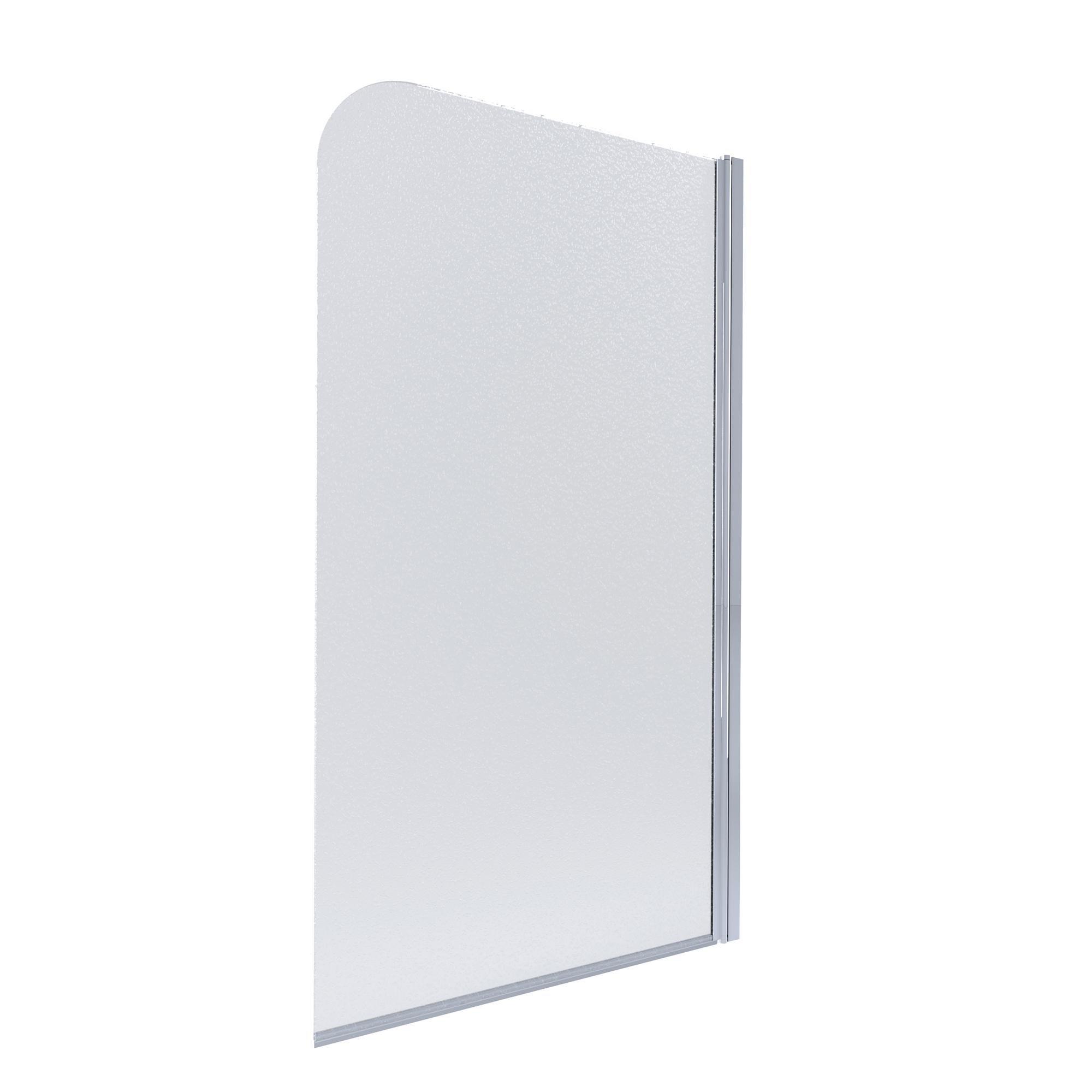 Штора на ванну Lidz Brama SS80x140R.CRM.FR правая стекло Frost 6 мм