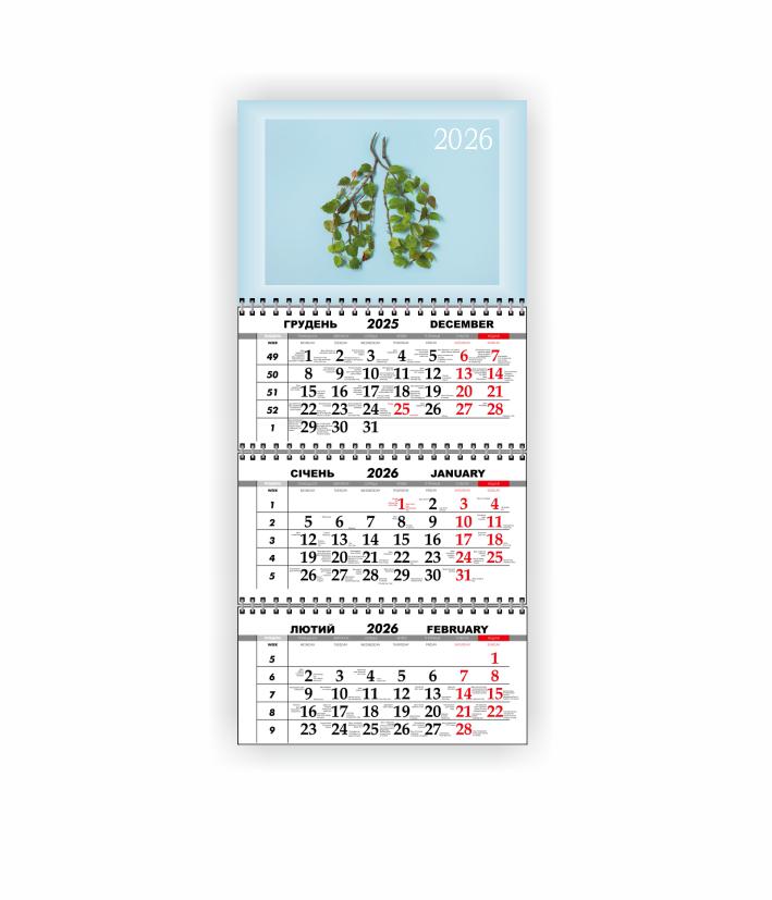 Календарь настенный квартальный Vivay Медицинский на 2026 год (31064191) Календарь настенный квартальный Vivay Медицинский на 2026 год (31064191)