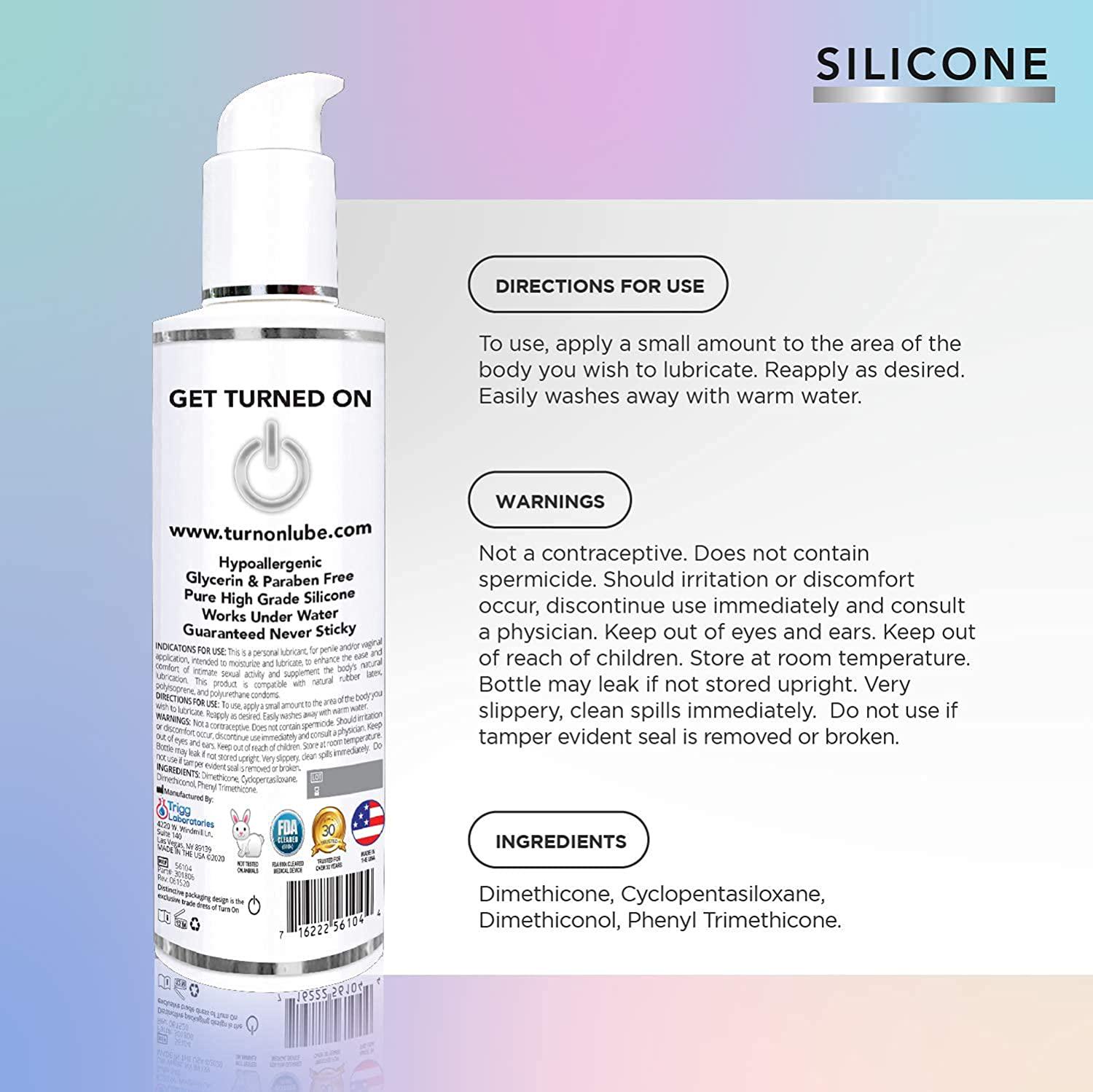 Лубрикант на силиконовой основе WET Turn on Unflavored Silicone Lube 118 мл - фото 5