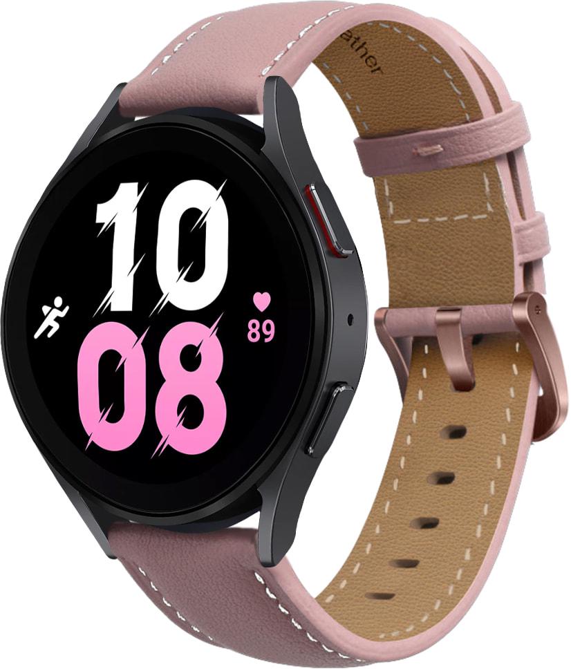 Ремешок кожаный Folsa для Galaxy Watch 5 44 мм Pink (31538-31)